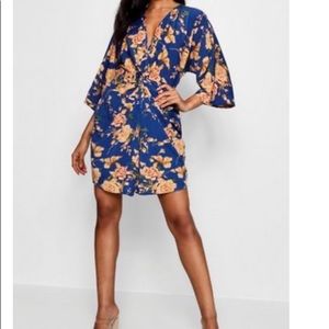 Floral Print Midi Dress